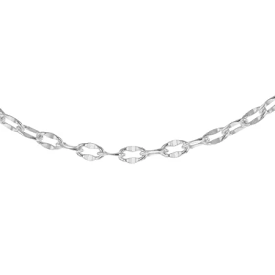 Image of Tuscany Silver Women&#039;s Sterling Forzatina Chain 61cm/24