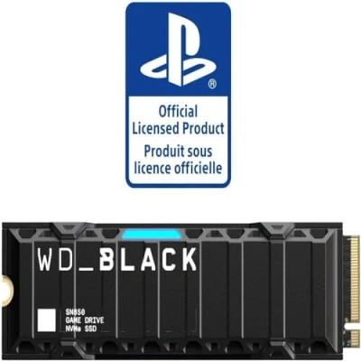Image of WD_BLACK SN850 1TB NVMe SSD Officially Licensed for PS5 consoles up to 7000MB/s