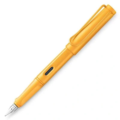 Image of Lamy 1234841 Safari Candy Fountain Pen 21, Modern in Mango with Ergonomic Handle and Timeless Design, Nib Size M, Special Model