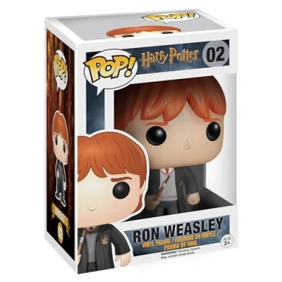 Image of Funko POP! Movies: Harry Potter Ron Weasley Collectable Vinyl Figure Gift Idea Official Merchandise Toys for Kids &amp; Adults Movies Fans Model Collectors and Display