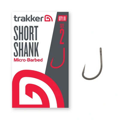 Image of Trakker Short Shank hooks Barbless Size 2 (10 pieces) Carp