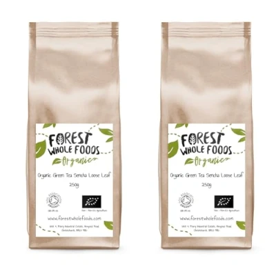 Image of Organic Green Tea Sencha Loose Leaf Forest Whole Foods (500g)