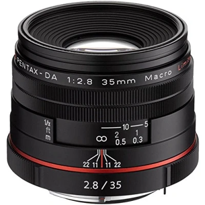 Image of Pentax HD DA Limited 35mm F2.8 Macro Lens Black