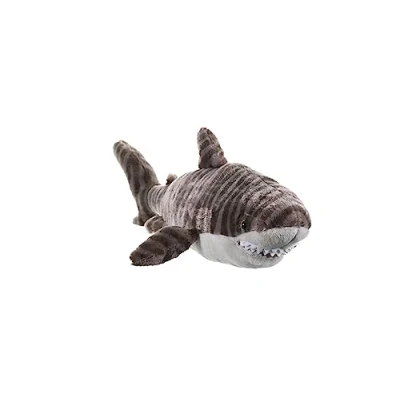 Image of Wild Republic Tiger Shark Plush Soft Toy, Cuddlekins Cuddly Toys, Gifts for Kids 30 cm