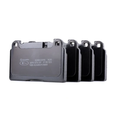 Image of 8R0698151AB, 8R0698151AD, 8R0698151D, 8R0698151G, 8R0698151J Brake pad set BREMBO P 85 133 prepared for wear indicator without accessories AUDI: Q5