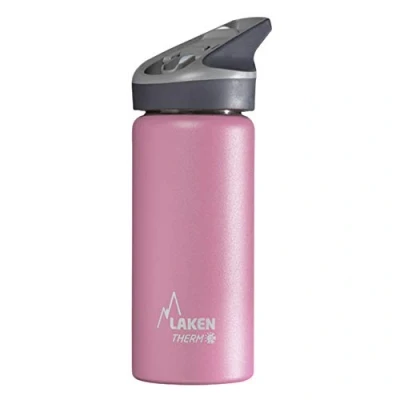 Image of Laken Jannu 18/8 Stainless Steel Double Wall Vacuum Insulated Thermal Water Bottle, Up to 24 Hours Cold, Pink, 500ml
