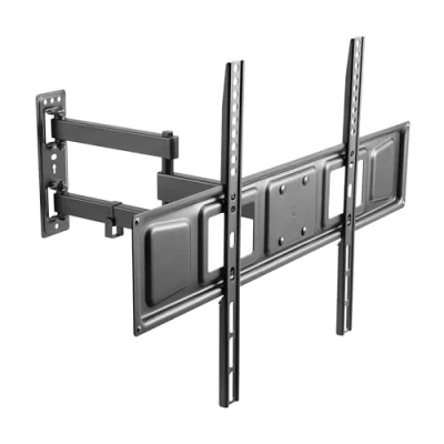 Image of PROPERAV Swing Arm Full Motion Curved TV Bracket, Black
