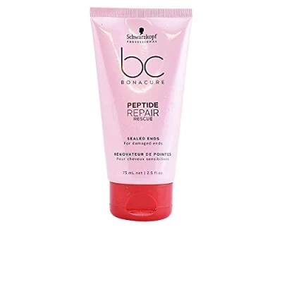 Image of Schwarzkopf Professional Bonacure Repair Rescue Sealed Ends Intensive Cream Serum For Damaged Hair Vegan Care Complex Arginine Less Breakage Stronger Elasticity Improved Combability 100 ml