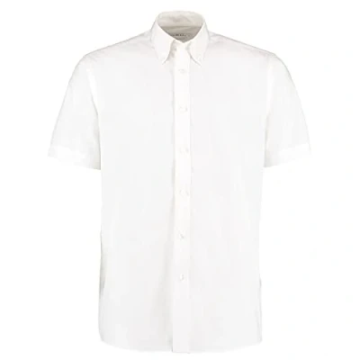 Image of Kustom Kit Men&#039;s Workforce Shirt Business, White, 16.5 (Size:Large)