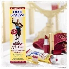 Image of Email Diamant RED Original Cosmetic Toothpaste Formula Rouge 75 ml Tubes (2 Tubes)