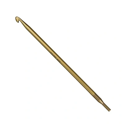 Image of Addi Nadeln AddiClick Crochet Hook, Aluminium,Plastic, Gold, 4.5 mm