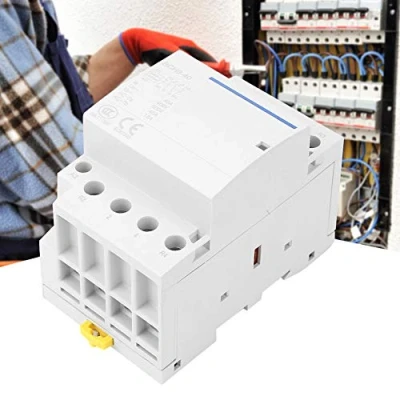 Image of AC Contactor 4P 2NO 2NC 40A 50/60Hz Household 100,000 Times Electrical Life(230V)