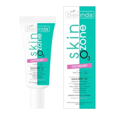 Image of Bielenda Skin O3 Zone Ozone Ochronno Dotleniający Ozonowy Krem SPF 50 dla każdego Rodzaju Skóry 40ml