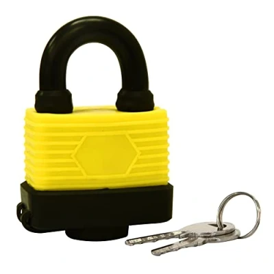 Image of Rolson 66512 Weatherproof Padlock, Black, 40 mm
