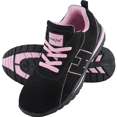 Image of Reis Brargentina37 Safety shoes, Black Pink, 37 Size