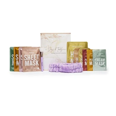 Image of Revolution Skincare London, 12 Days of Indulgence, Total Body Mask Advent Calendar Set, pcs
