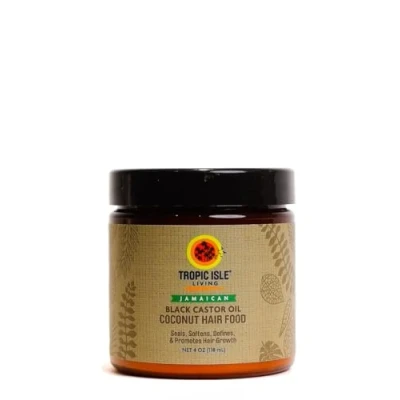 Image of Jamaican Black Castor Oil Hair Food Coconut 118ml Gives Hydration and Moisturizing, Add Shine with Oil, Strong Roots Scalp, Promote Growth