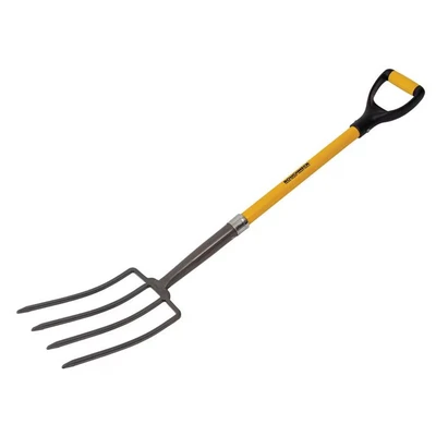Image of Roughneck ROU68140 Digging Fork, Yellow &amp; Black, 1070mm/42&quot;