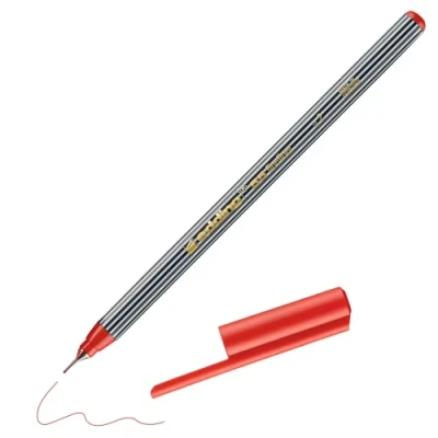 Image of Edding E 250 Whiteboard Marker Pens with Rounded Tips 1.5 3 mm red