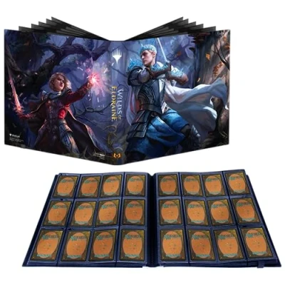 Image of Ultra PRO Wilds of Eldraine 12 Pocket Binder Will Fighting Rowan Cover for Magic: The Gathering, Stores &amp; Protects 480 Standard Size Cards, Store MTG Gaming Cards Collectible
