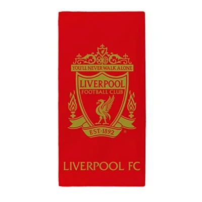 Image of Liverpool Football Club Towel, Red, 70x140cm