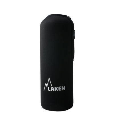 Image of Laken Neoprene Bottle Sleeve Pouch Aluminum Water 50oz, Black