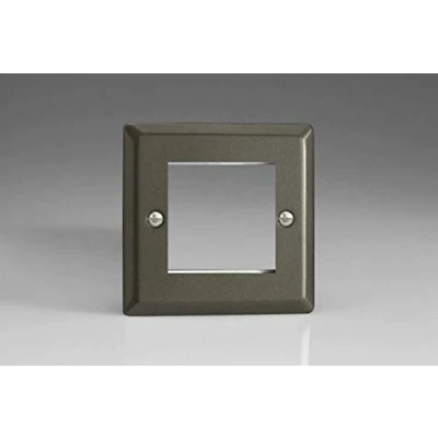 Image of Varilight DataGrid Plate (2 Grid Spaces) Graphite 21 XPG2