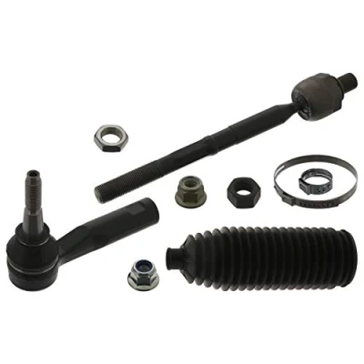 Image of 13337891, 13337891S1 Tie Rod FEBI BILSTEIN 44434 Front Axle Left, Right with nuts clamps, steering bellow