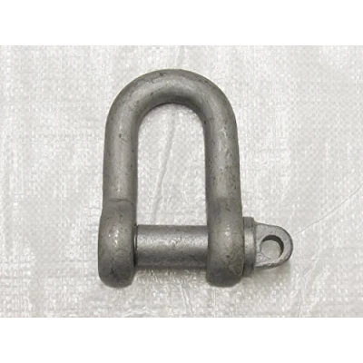 Image of 3 Ton Galvanised Large Dee Shackle with 27MM Screw Pin to BS3032