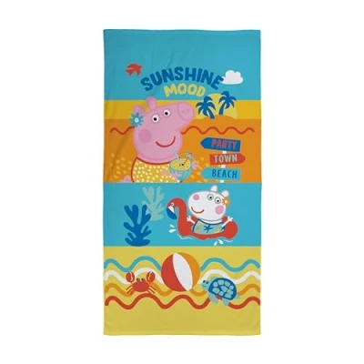 Image of Character World Official Peppa Pig Kids Towel Super Soft Feel, Ocean Design Perfect The Home, Bath, Beach &amp; Swimming Pool One Size 140 x 70cm