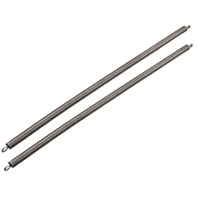 Image of sourcingmap Extension Spring 0.8mm Wire Dia , 8mm OD 300mm Free Length Steel Small Dual Hook Tension 2pcs