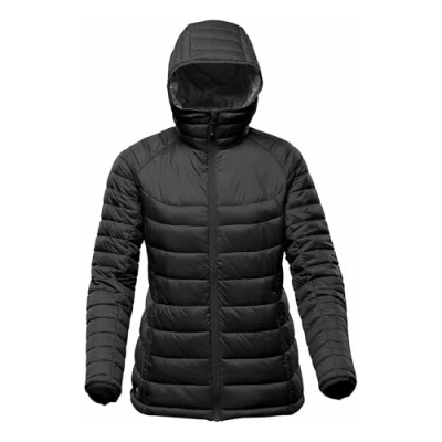 Image of Stormtech Women&#039;s Stavanger Thermal Jacket, Black/Graphite, M