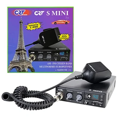 Image of Radio CB CRT S Mini Dual Voltage, 12/24V, 4W, with ASQ, AM FM