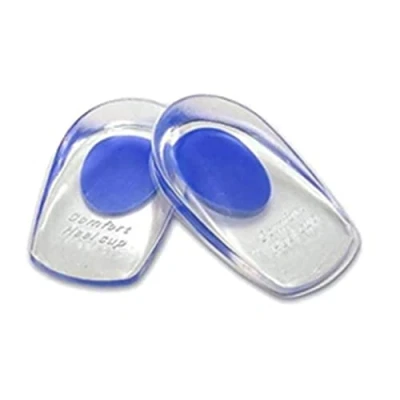 Image of VivoFoot 2 Pairs Gel Heel Cups, Shoe Inserts for Plantar Fasciitis, Spur &amp; Achilles Pain Relief, Lift Pads Men Women (Large, Pairs)