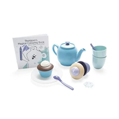 Image of Dantoy Thorbjorns Tea Serving Set, Crockery 16 Pieces, For Children from 2 Years, Toys, Cups and Accessories, Play Kitchen, Role Play, Plastic, Produced in Denmark