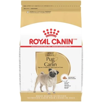 Image of Royal Canin Dry Dog Food, Pug 25 Formula, 10 Pound Bag