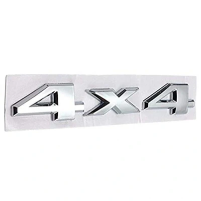 Image of Alamor Car 3D New 4 X Sticker Chrome Logo Decal Emblem compatible with Jeep Dodge Abs