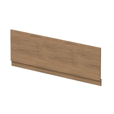 Image of 1700mm Straight Bath Front Panel and Plinth Antique Oak