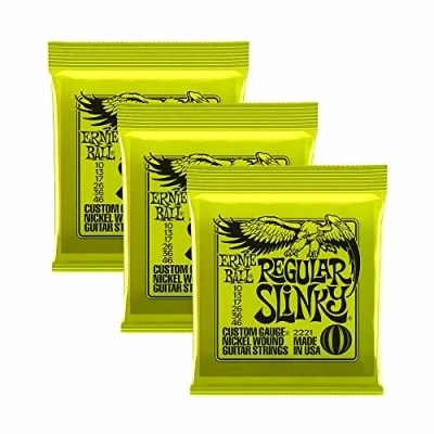 Image of Ernie Ball Regular Slinky 3 set Bundle