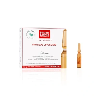 Image of Martiderm Skincare Product with liposomes, 10 phials