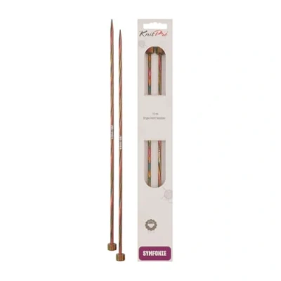 Image of KnitPro KP20218 35 cm x 4.5 mm Symfonie Single Pointed Needles, Multi Color