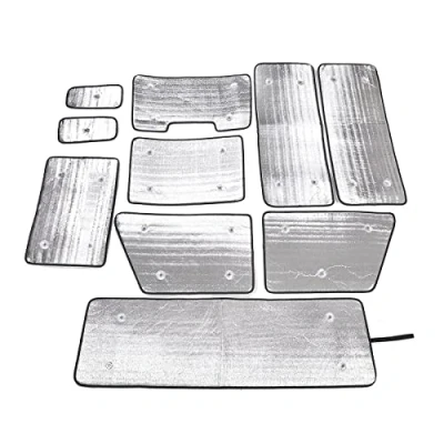 Image of 10 PCS Car Windshield Sun Shade Full Cover Set, Window Shade,Front Shades,UV Rays Visor Protector for Land Rover Defender 2004 2018