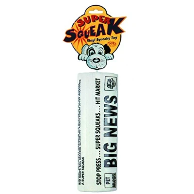 Image of Pet Brands Super Squeak Really Big News Classic Dog Toy