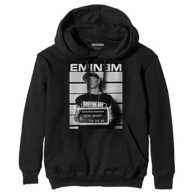 Image of Rock Off officially licensed products Eminem Arrest Pullover Hoodie L Black