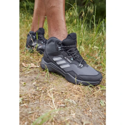 Image of Adidas Terrex AX4 MID GTX W Hiking shoes, Women&#039;s, Size: 4, Core black/grey three/mint ton Synthetics/textile