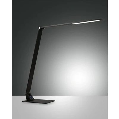 Image of Wasp Integrated LED Table Lamp Black Glass
