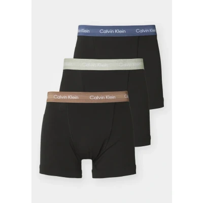 Image of Calvin Klein Underwear 3 PACK Pants, Men&#039;s, Size: Small, Blue/black/brown