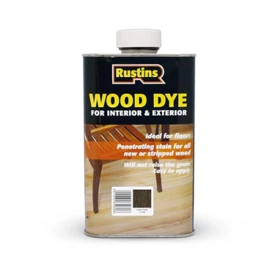 Image of Rustins Wood Dye 1L Dark Teak