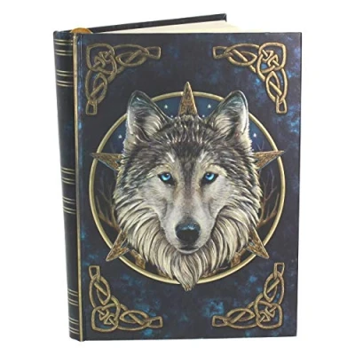 Image of Nemesis Now Wild One Lisa Parker Journal 18cm Blue, Coated, Wood Free Paper, Size,17cm
