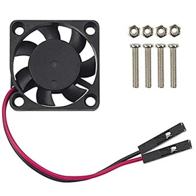 Image of Easycargo Raspberry Pi Fan 30x30x7mm, Cooling Brushless 3.3 5VDC Quiet for 3, 2, B+, RetroFlag NESPI Case (30mmx30mmx7mm) (Black (1 Pack))